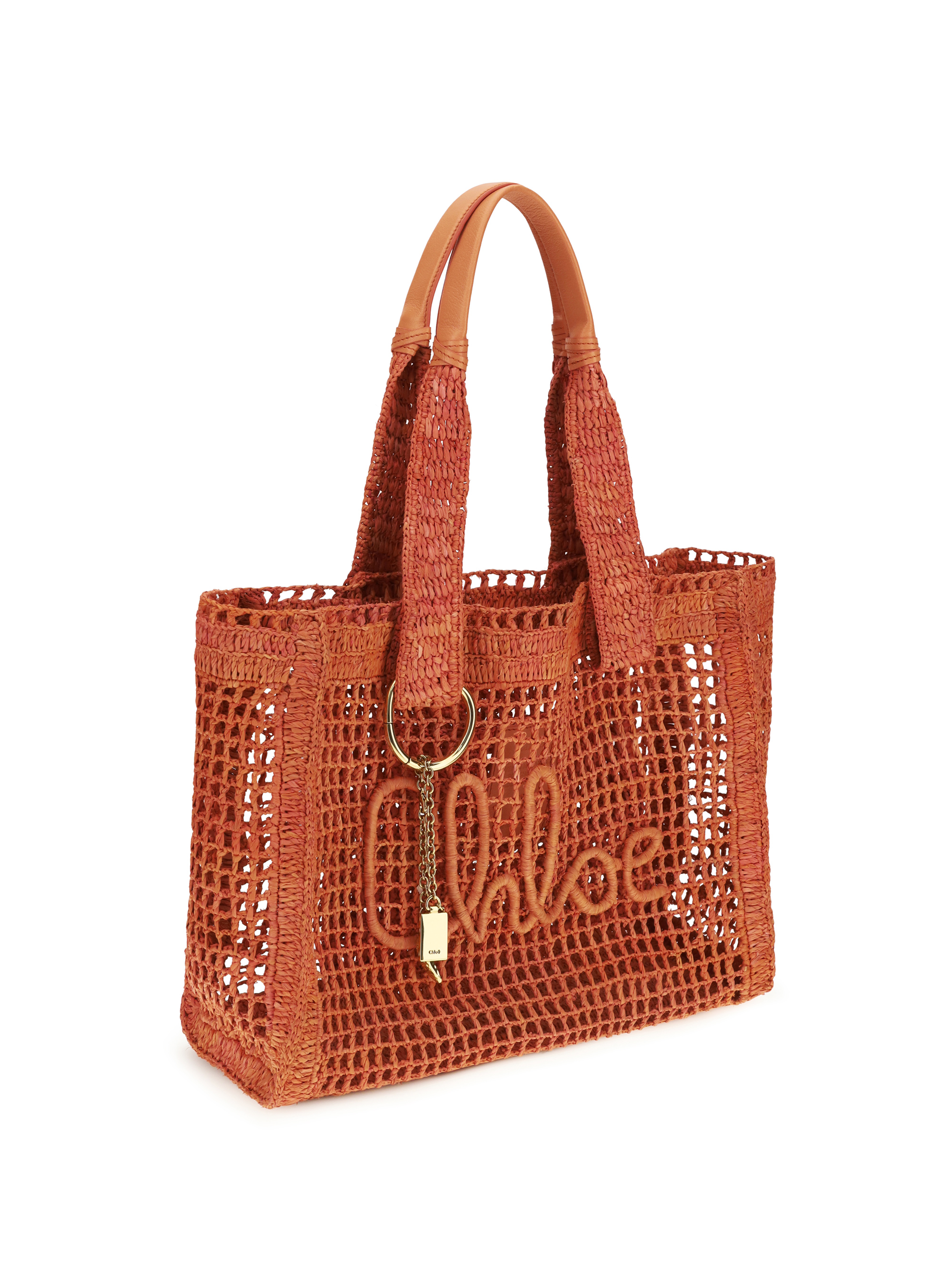 East-West Summer Banana raffia Tote Bag