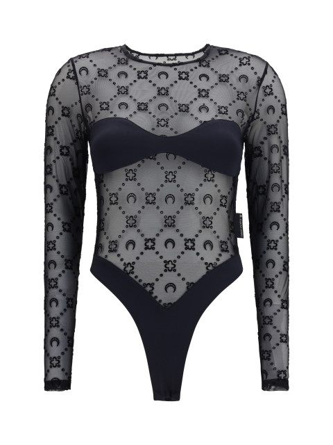 Mesh Body with Moon motif