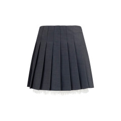 Pleated mini Skirt