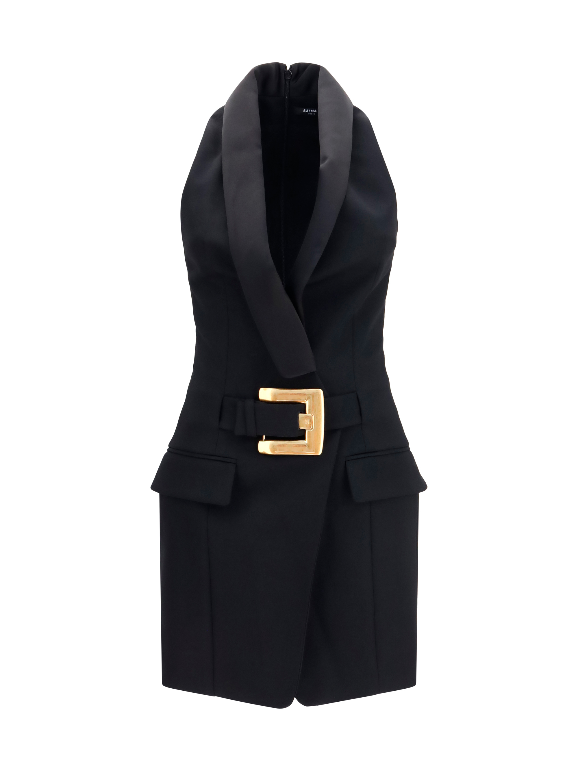 Grain de poudre belted Dress