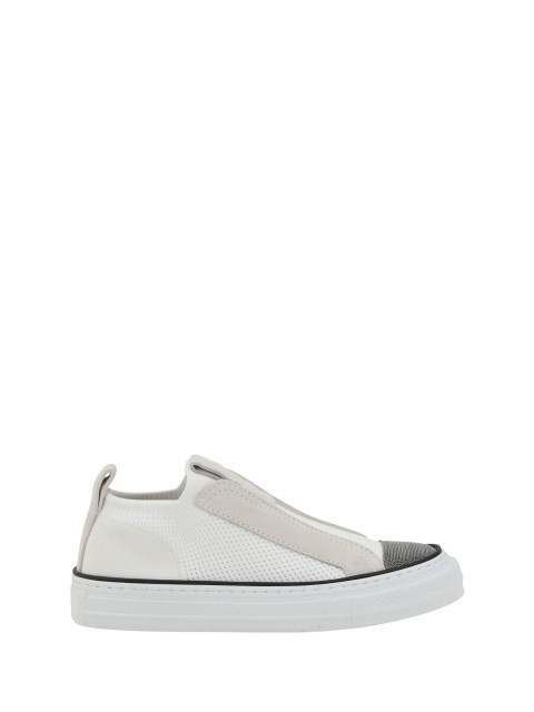 Sneakers with iconic embellishments