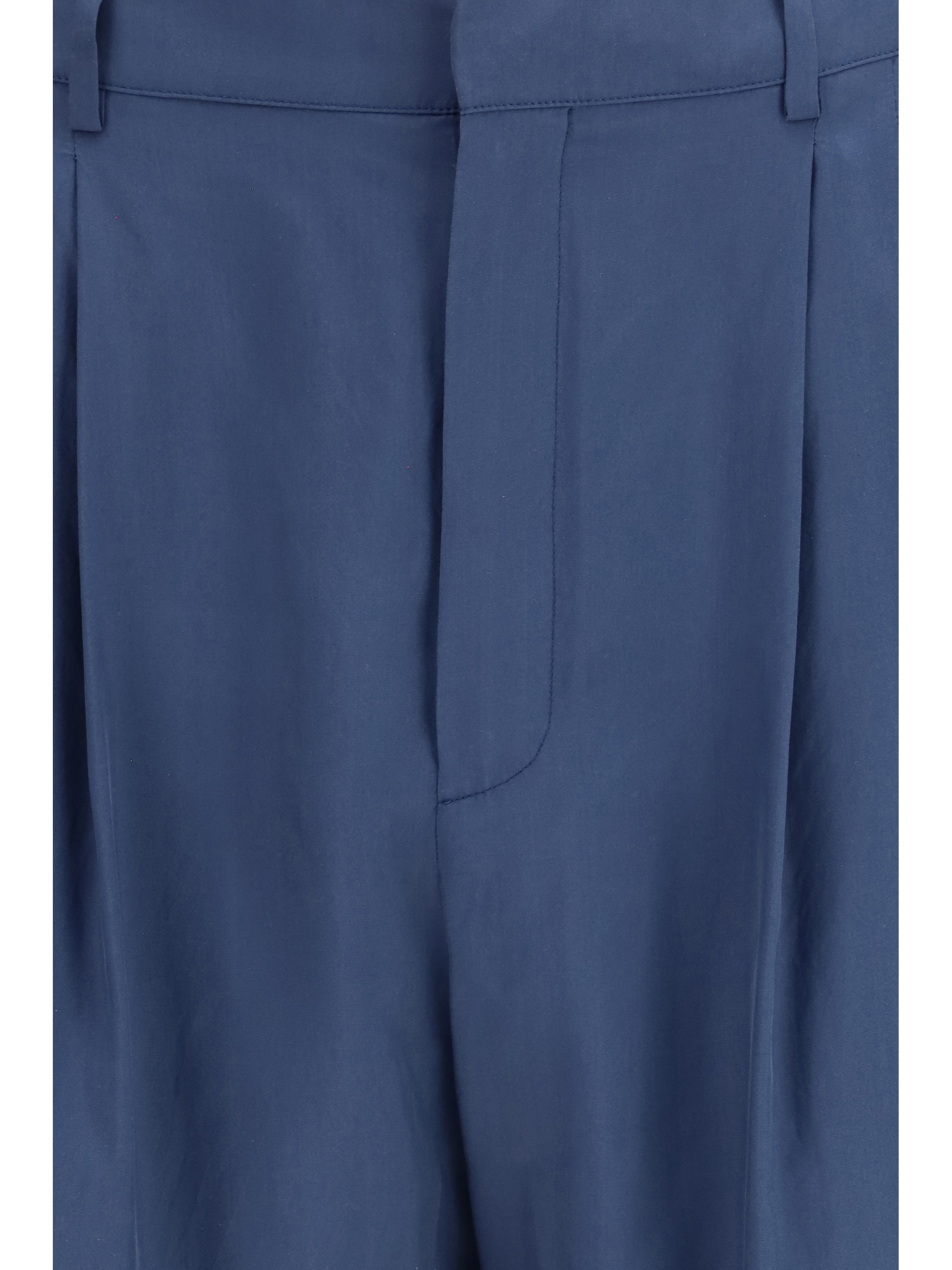 Tailored Pants with habutai silk belt