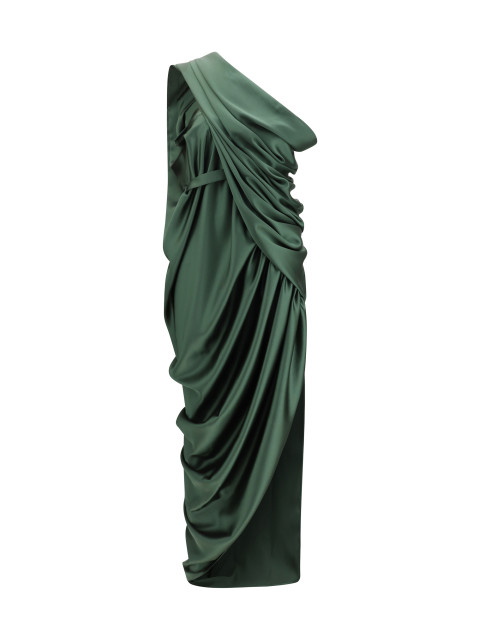 Draped midi Dress