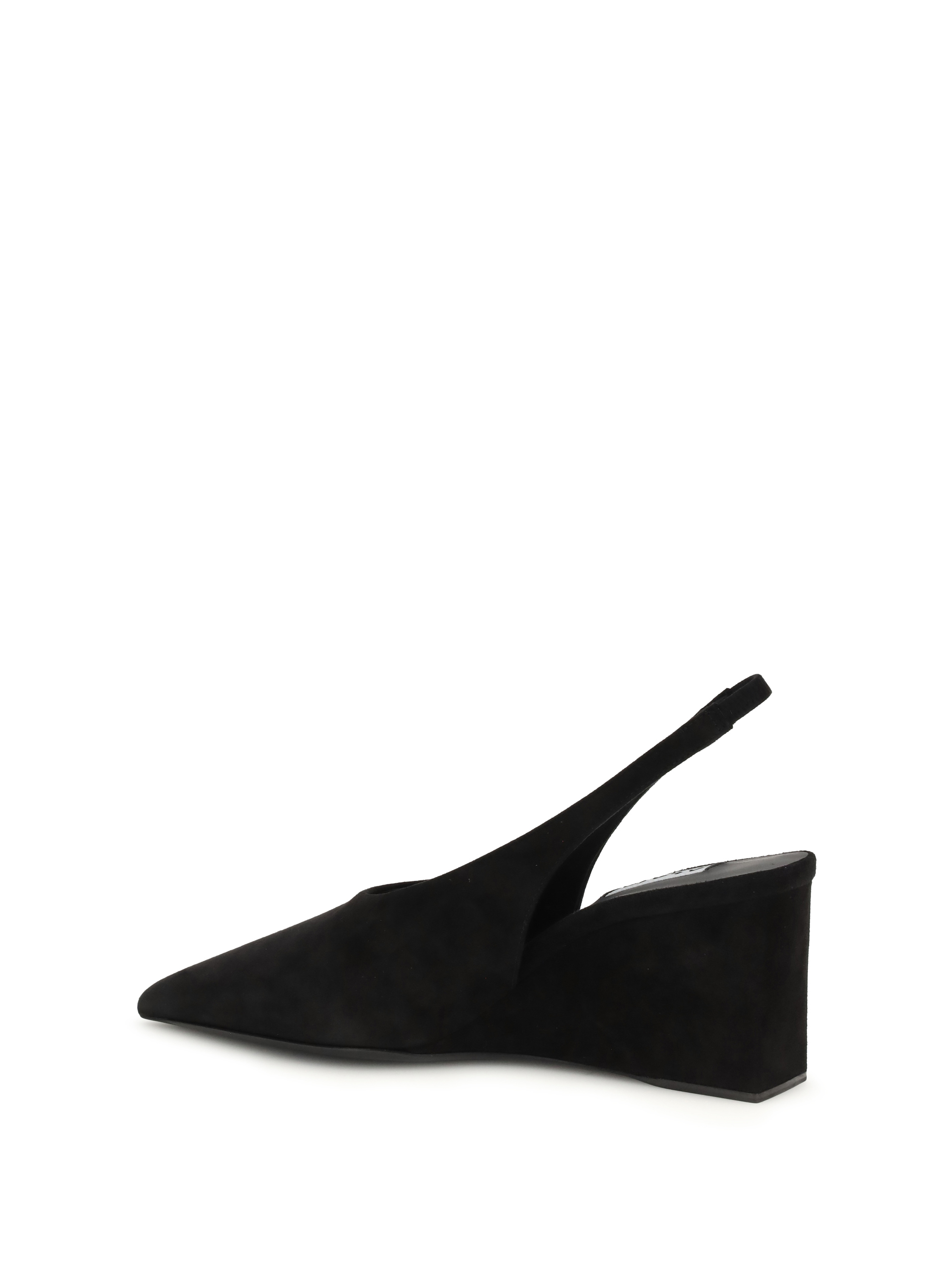 Cube wedge slingback Pumps