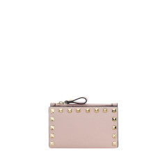 Rockstud zip Card Holder