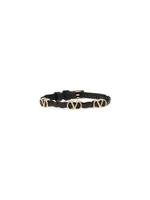 VLogo Signature braided leather Bracelet