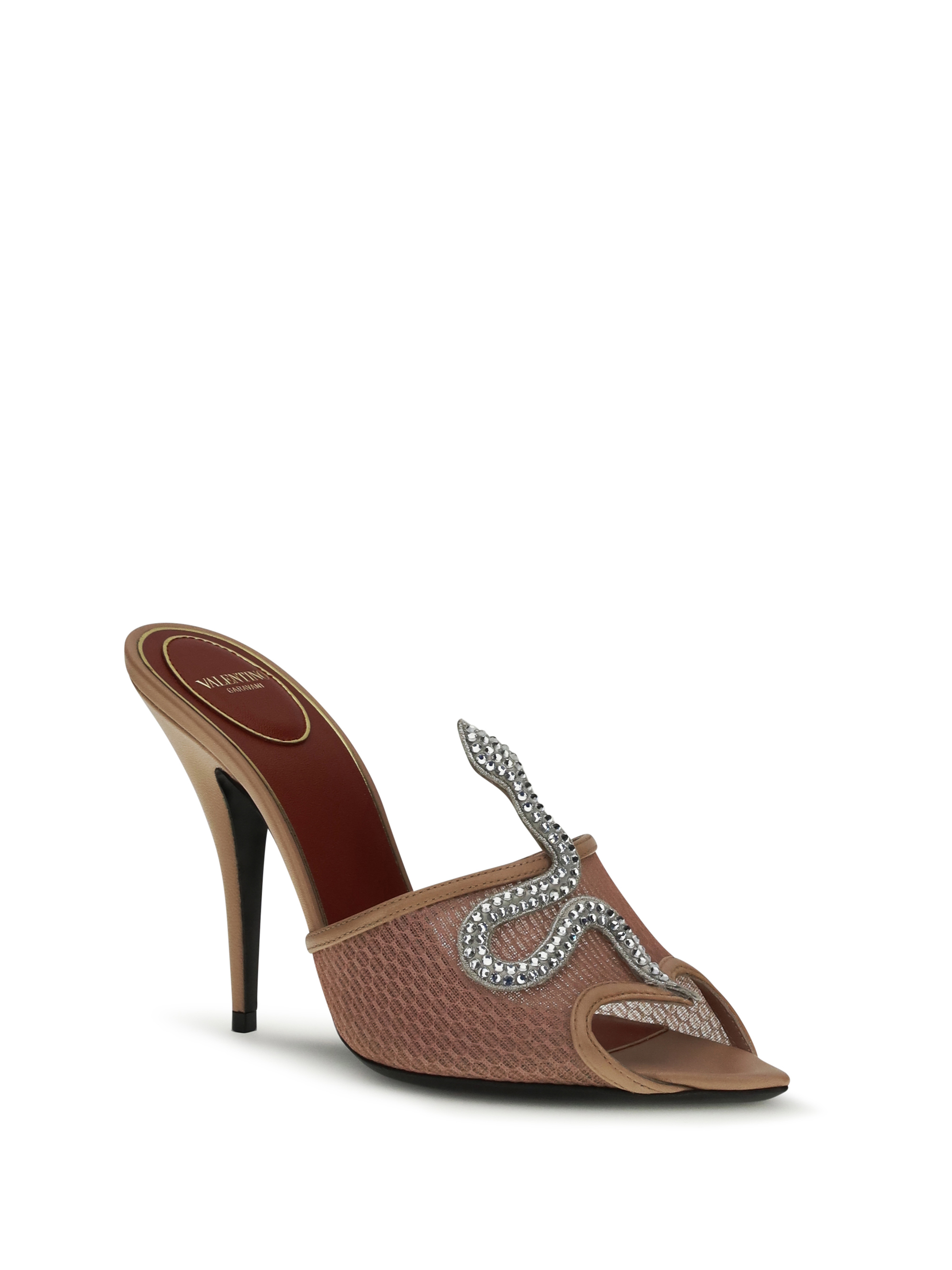 Coeur Vipère Sandals with mesh
