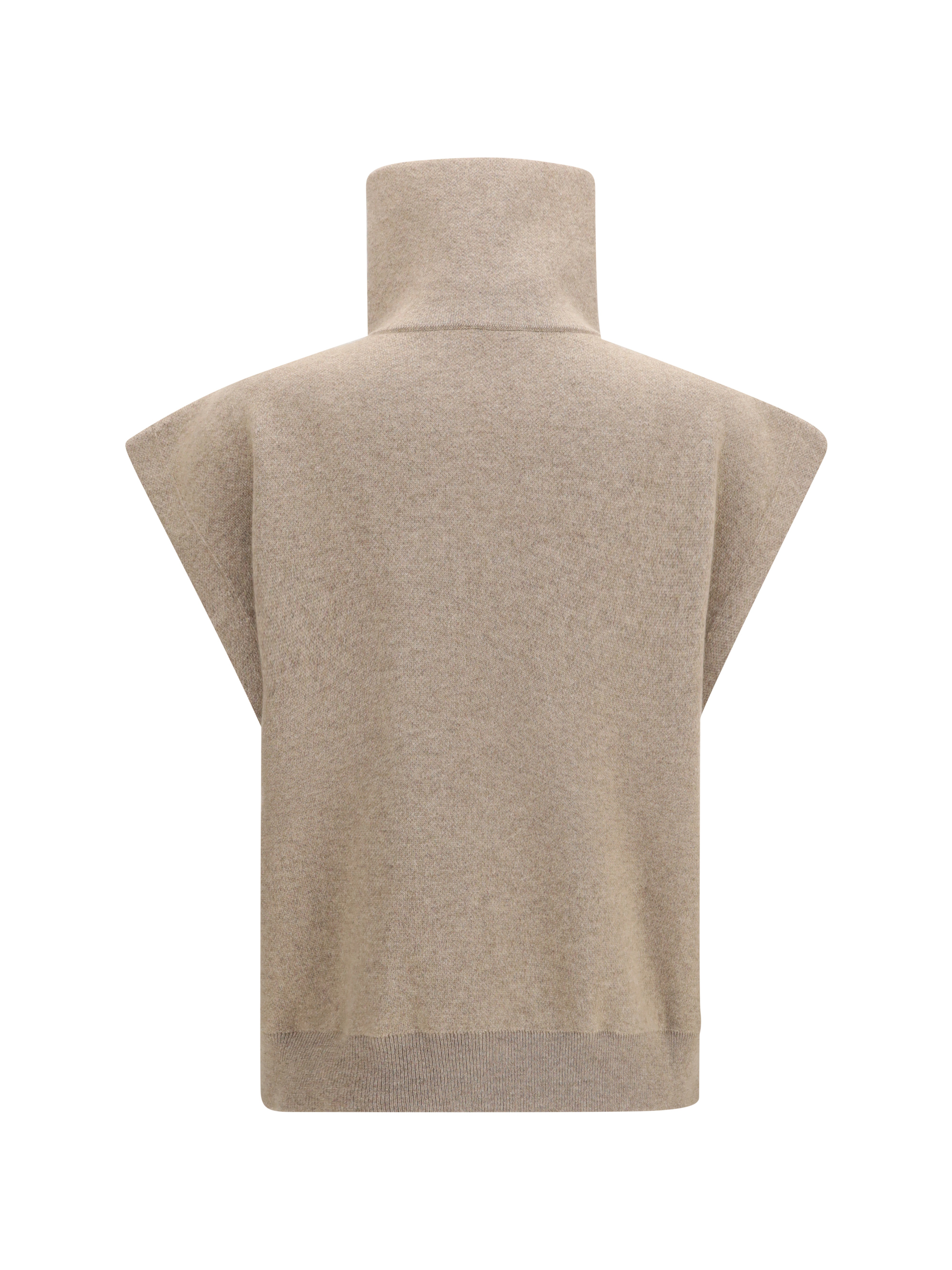 High-neck zip Cardigan