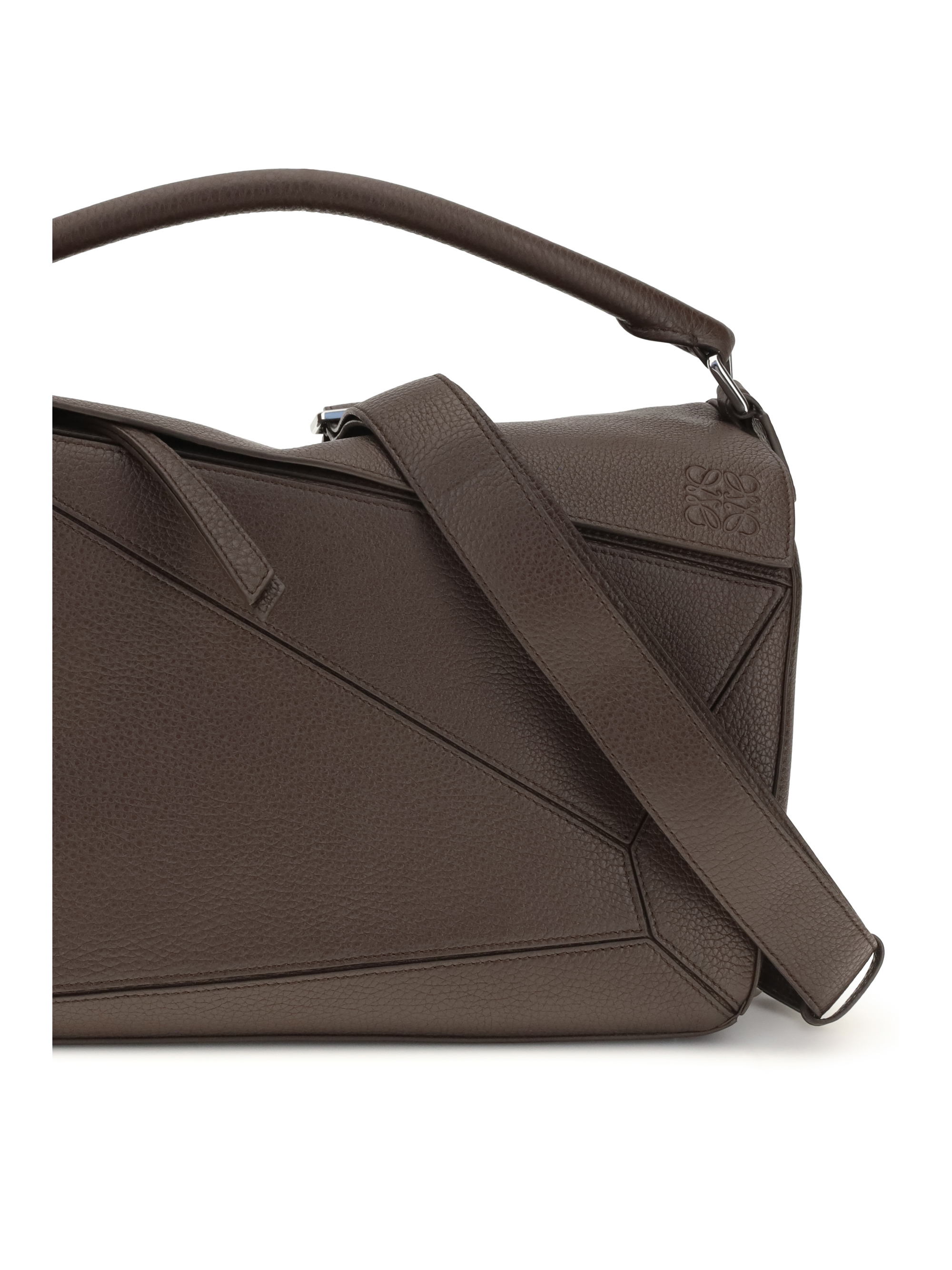 Large Puzzle Bag in garnet calfskin