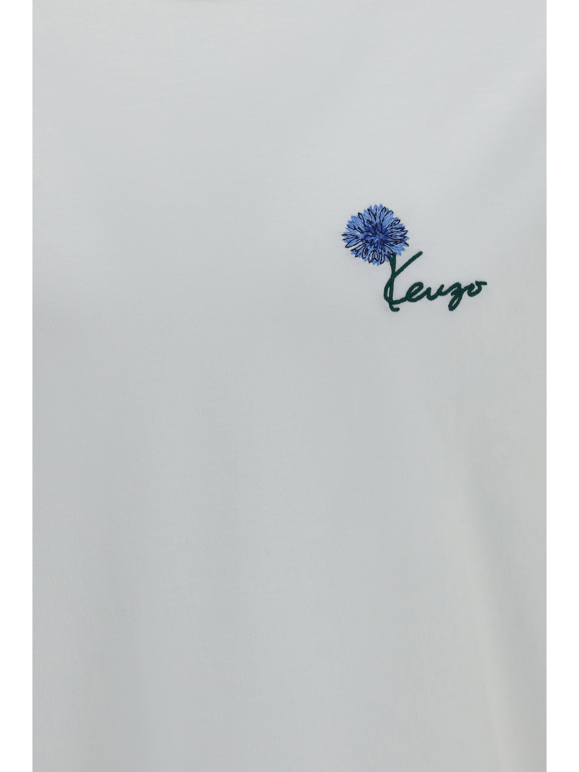 Kenzo Tulip embroidered cotton T-shirt