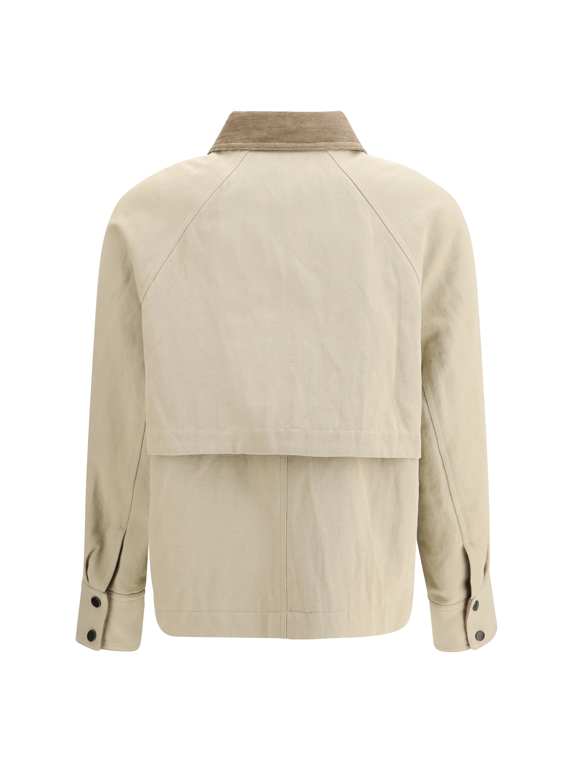 Cotton-linen canvas Jacket