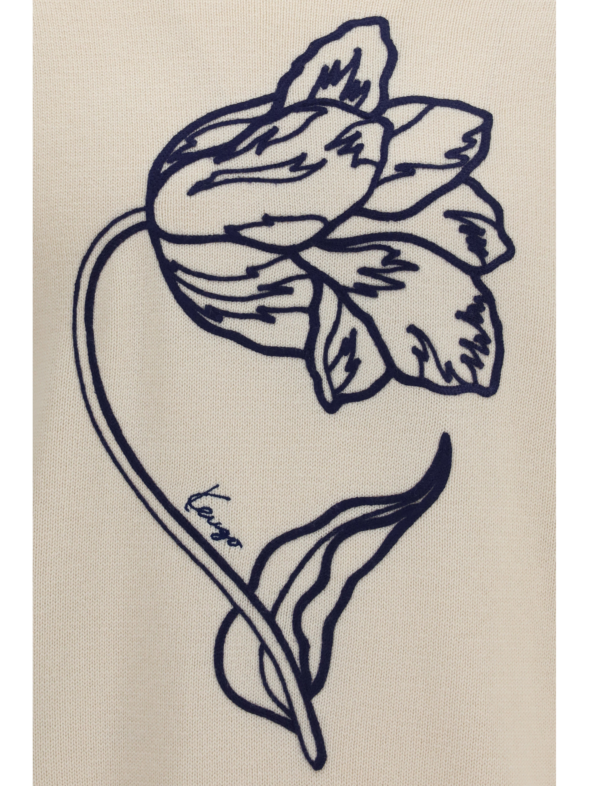 Kenzo Tulip wool and cotton Sweater