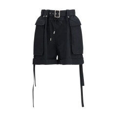 Cotton Shorts with belt