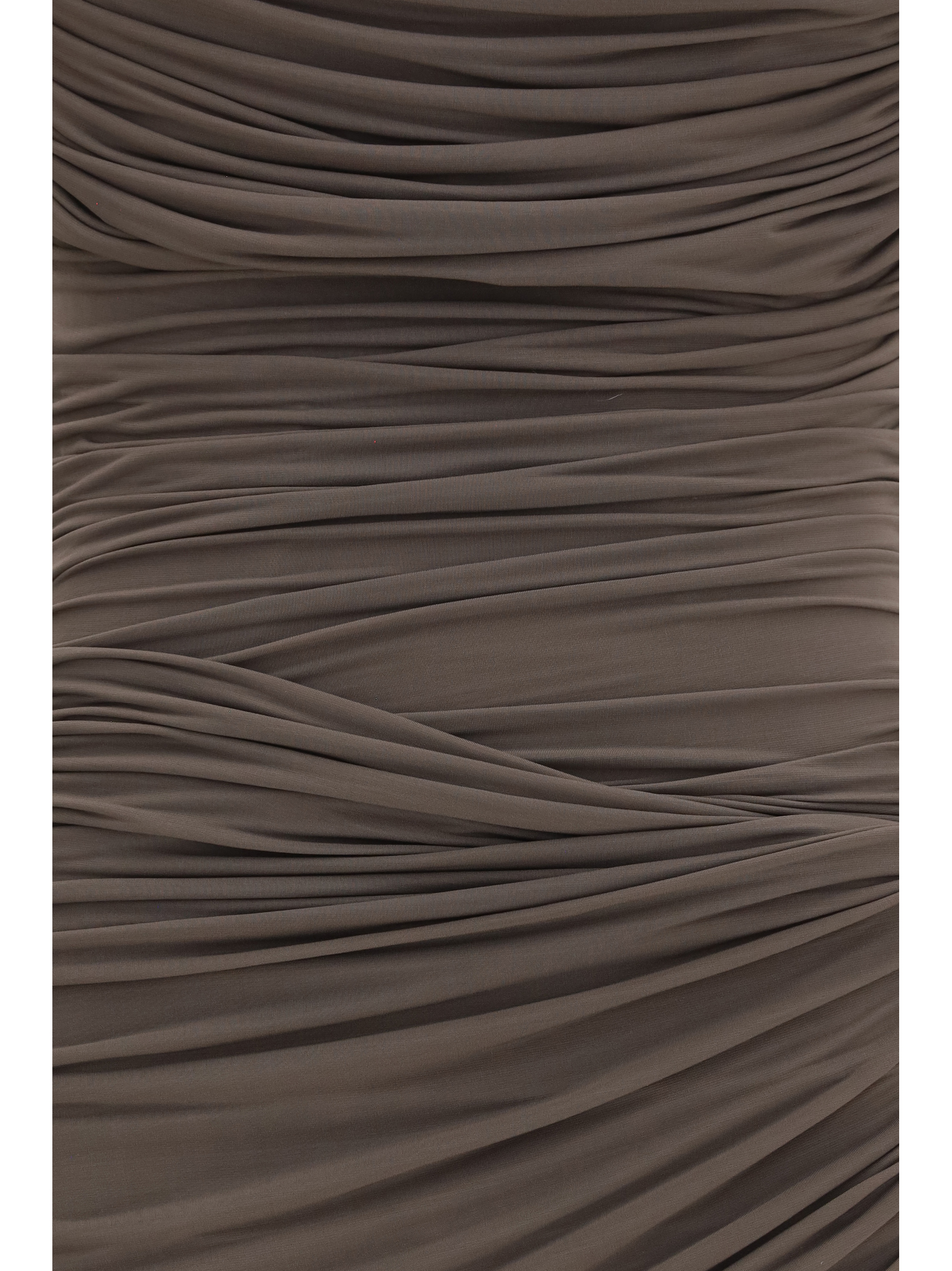 Draped high-neck Dress