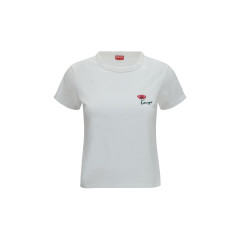 Kenzo Tulip embroidered cotton T-shirt