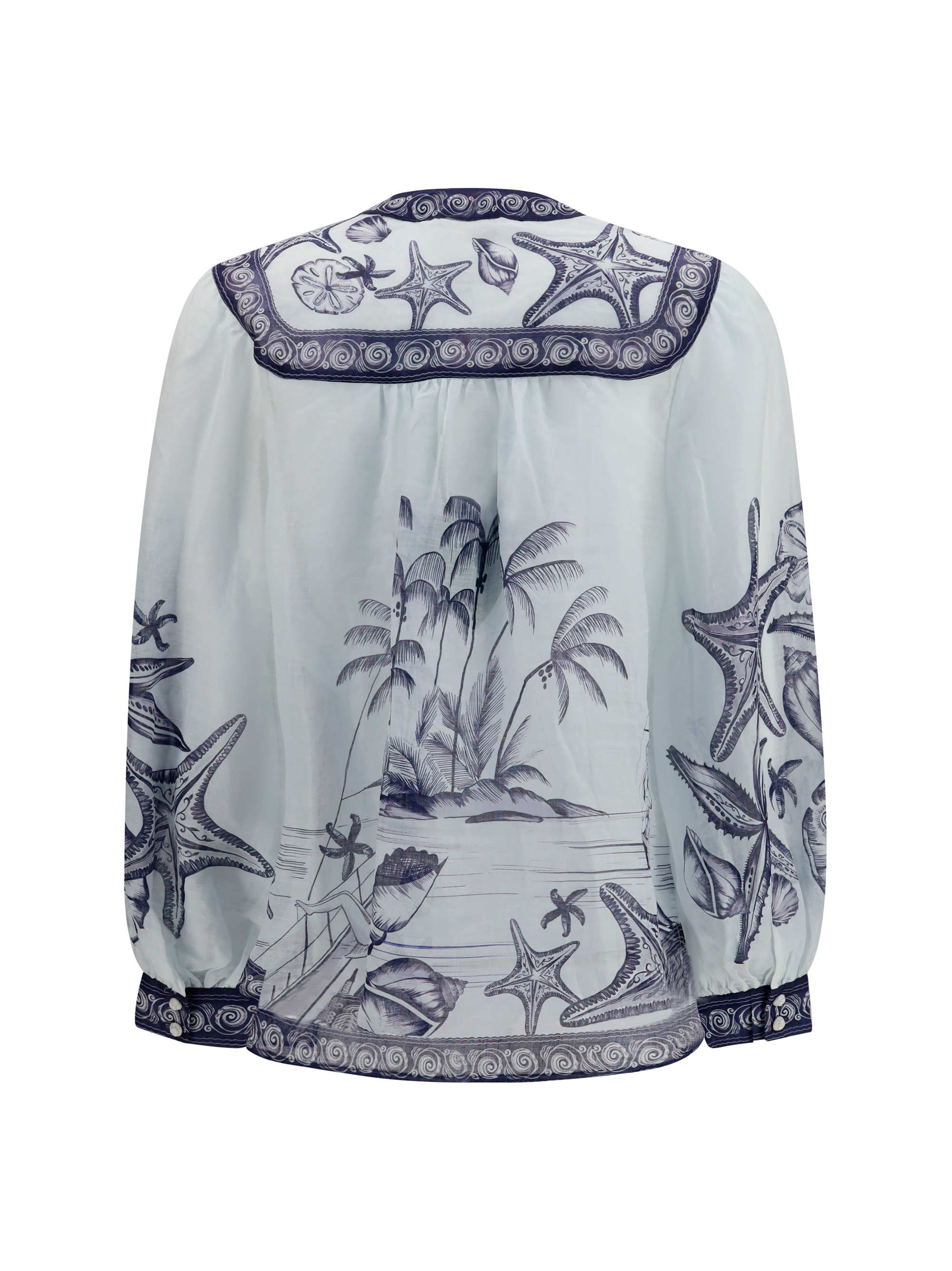 Seaside print Blouse