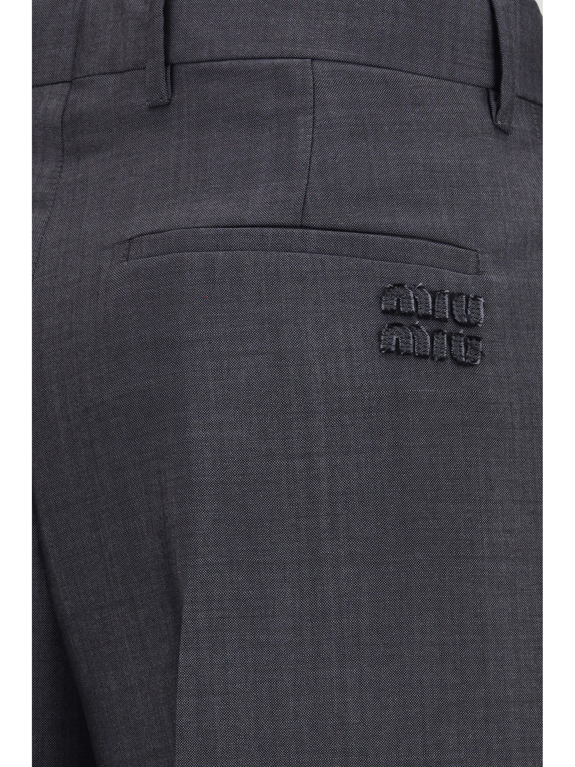 Kid mohair Pants