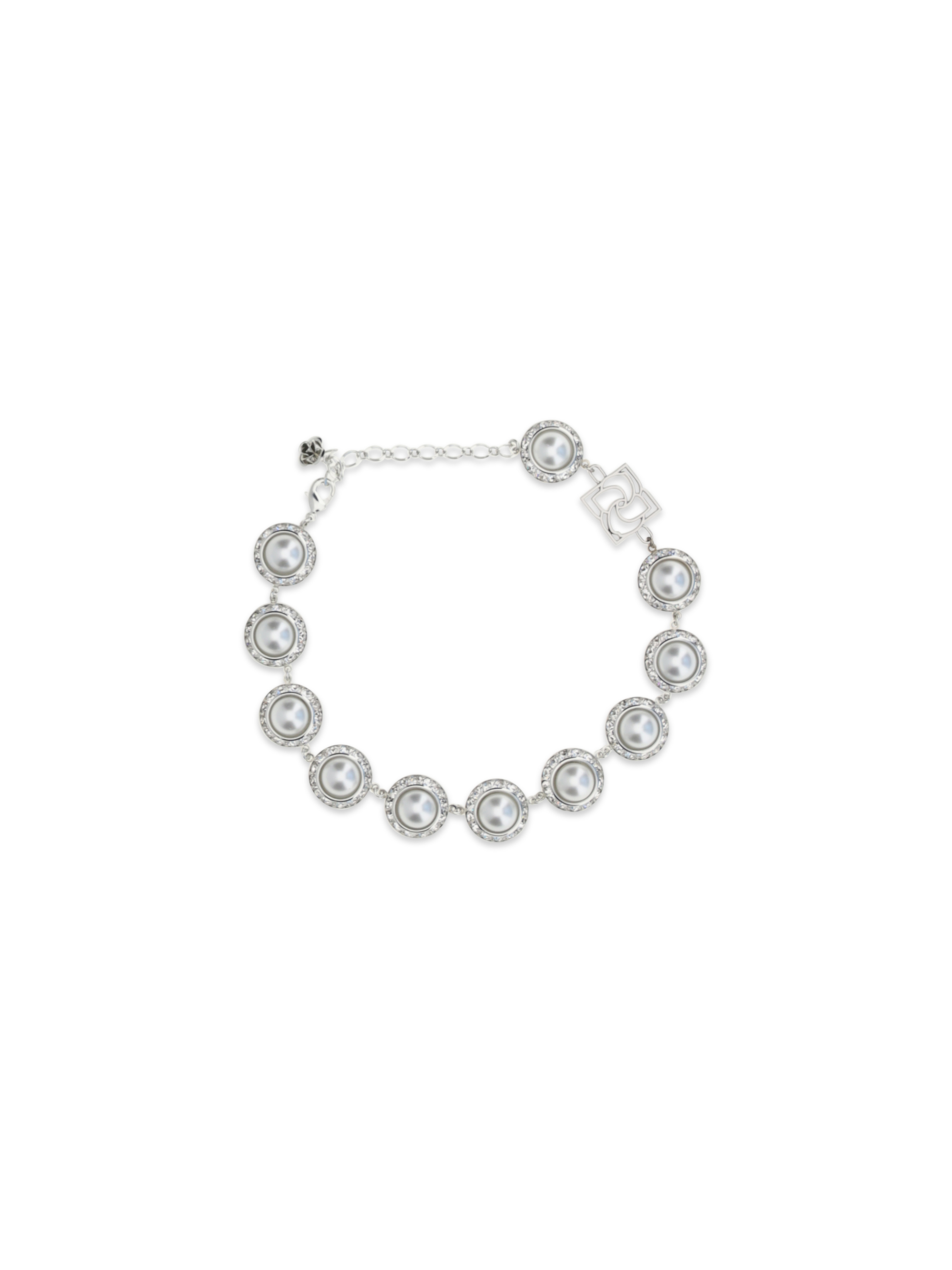 Pearl and crystal Necklace