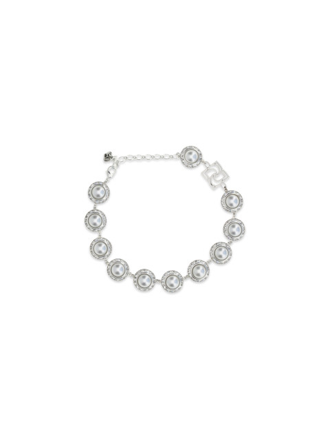 Pearl and crystal Necklace