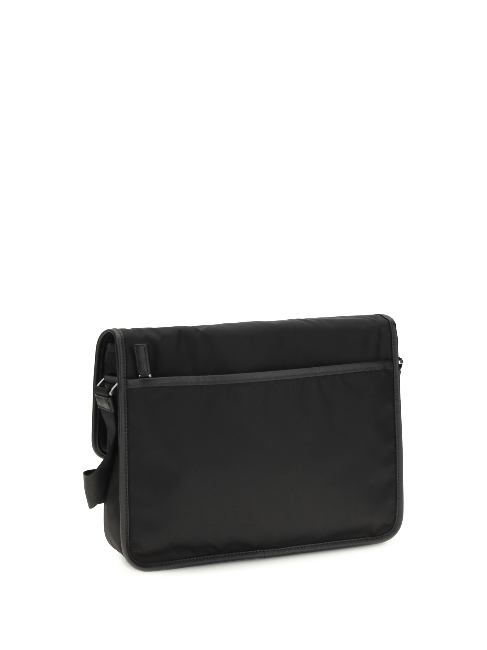Re-Nylon and Saffiano Shoulder Bag