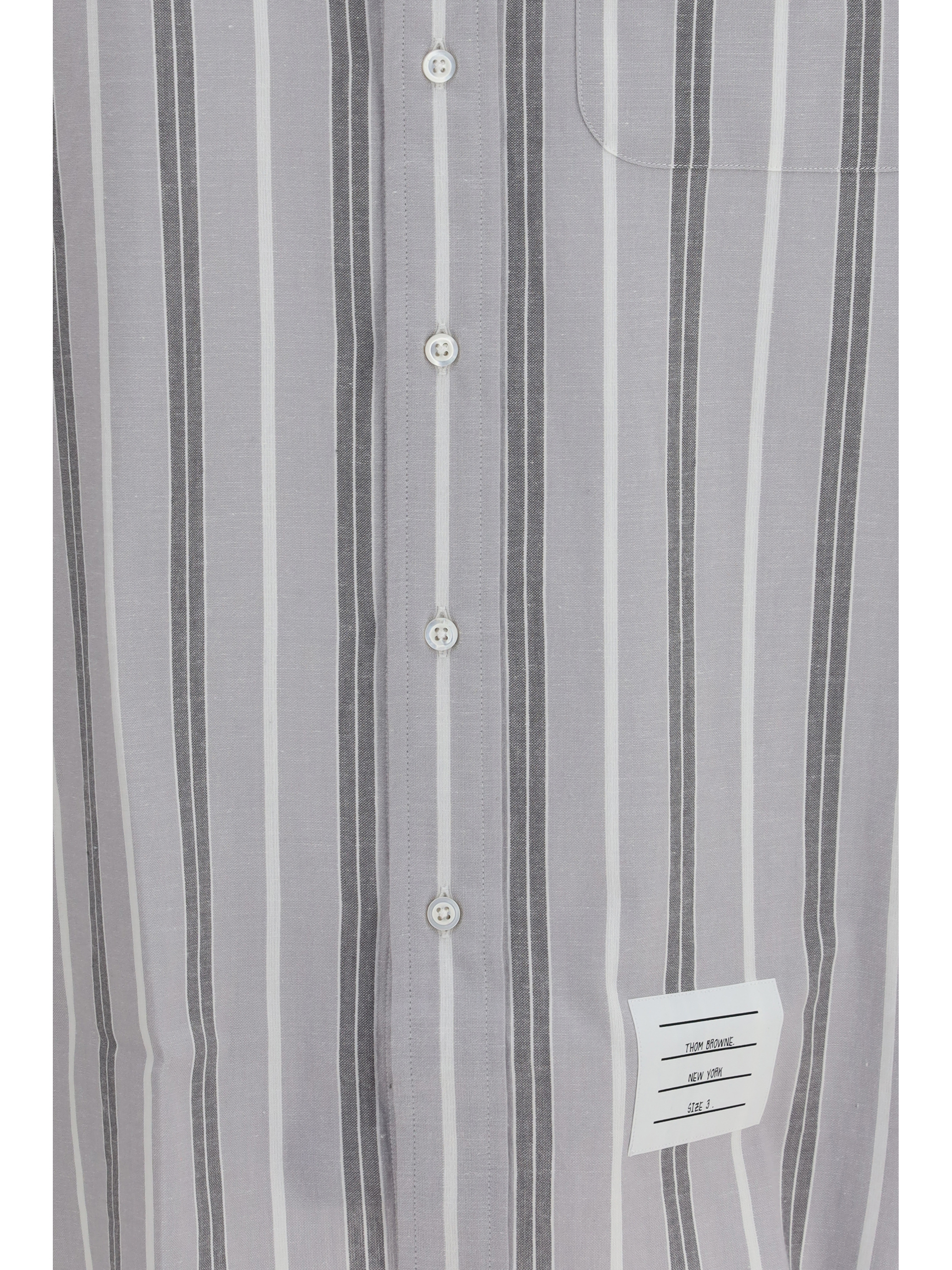 Madras striped armband Shirt