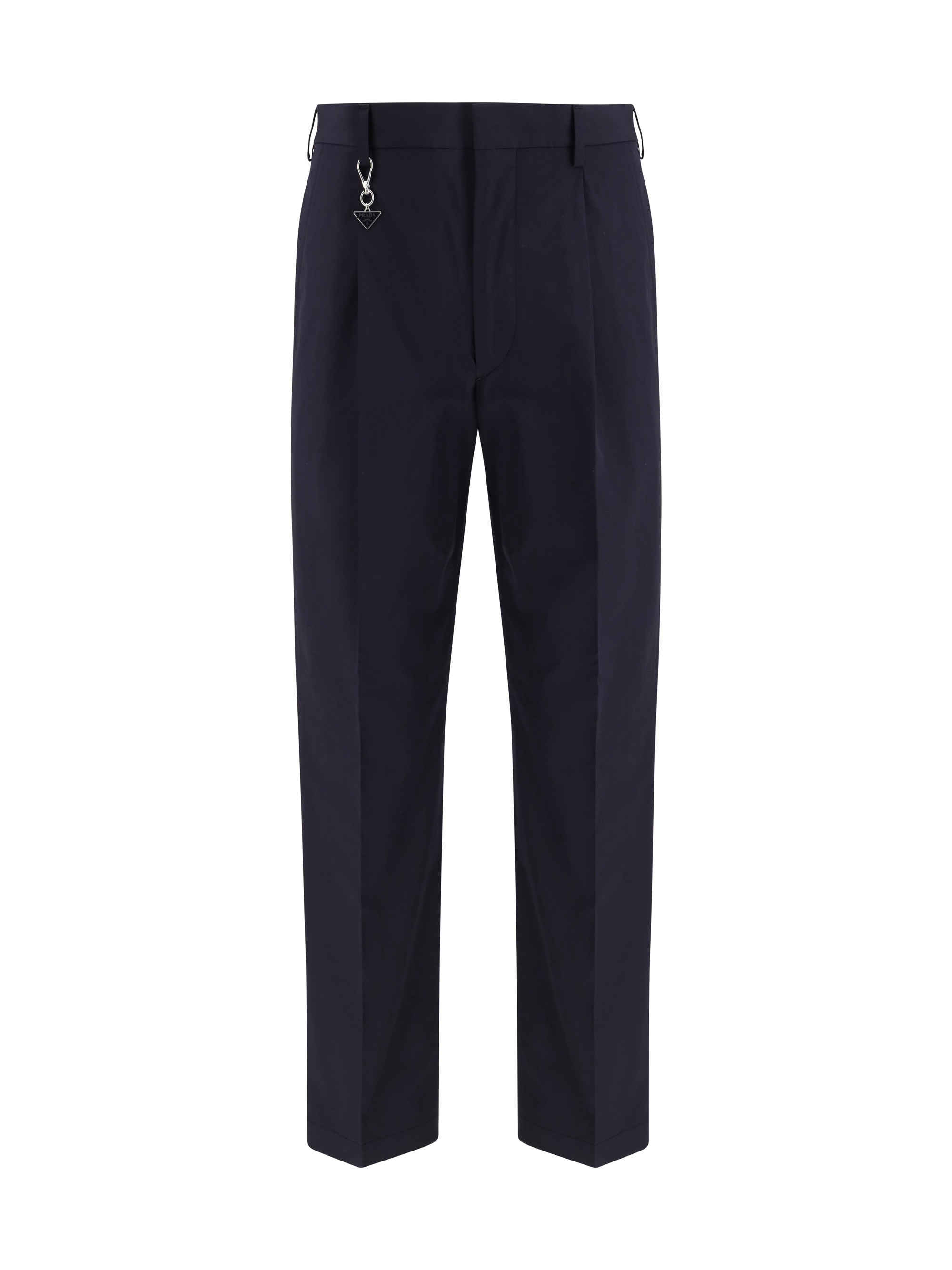 Tailored cotton poplin Pants
