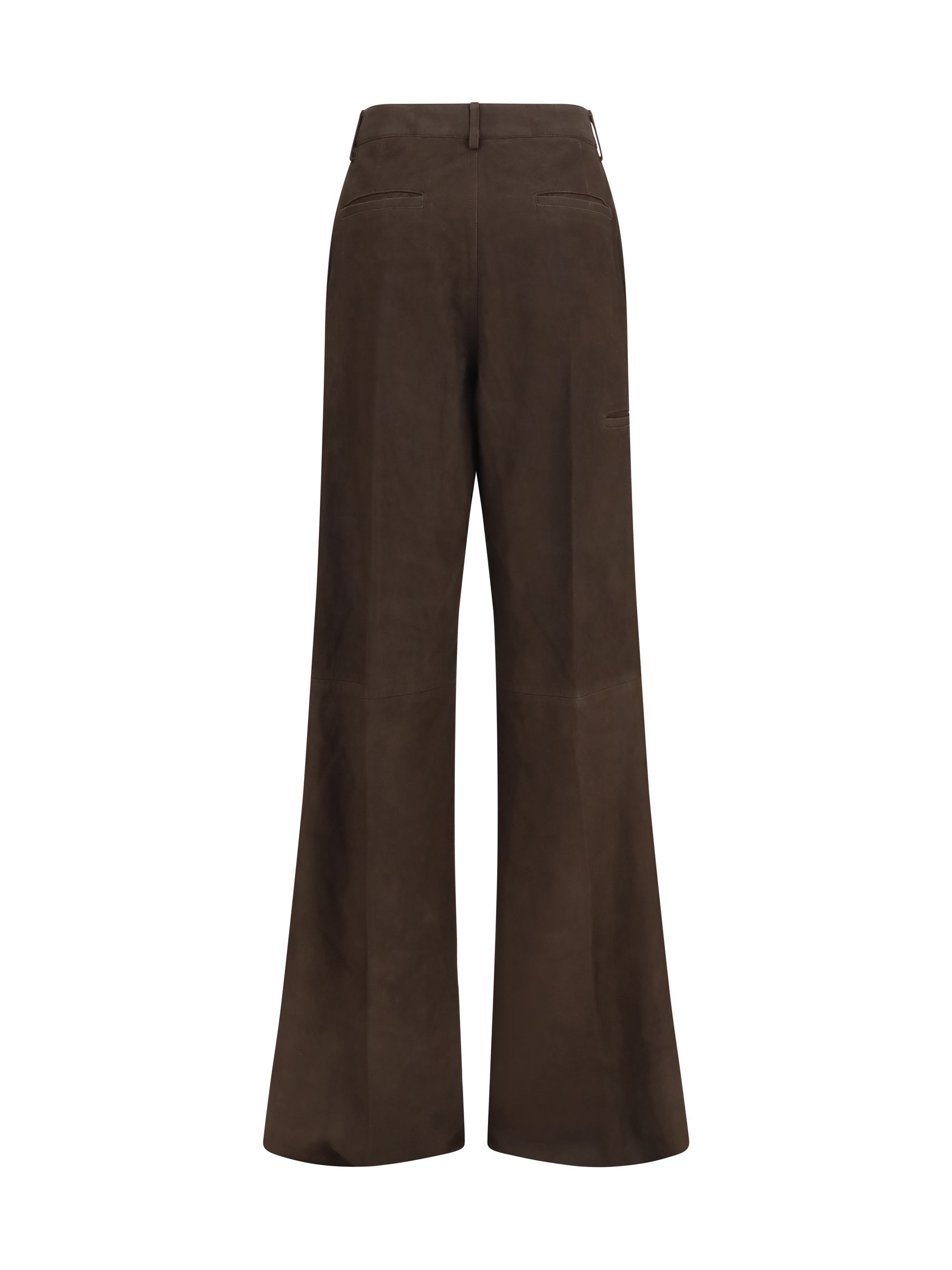 Wide-leg suede Pants