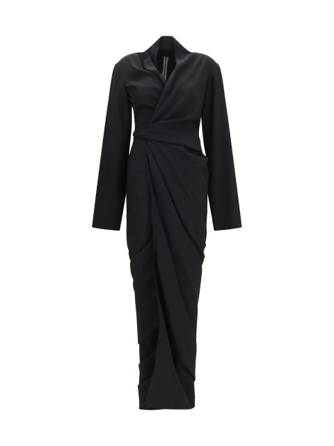 Wrap draped long Dress