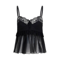Crêpe de chine camisole Top