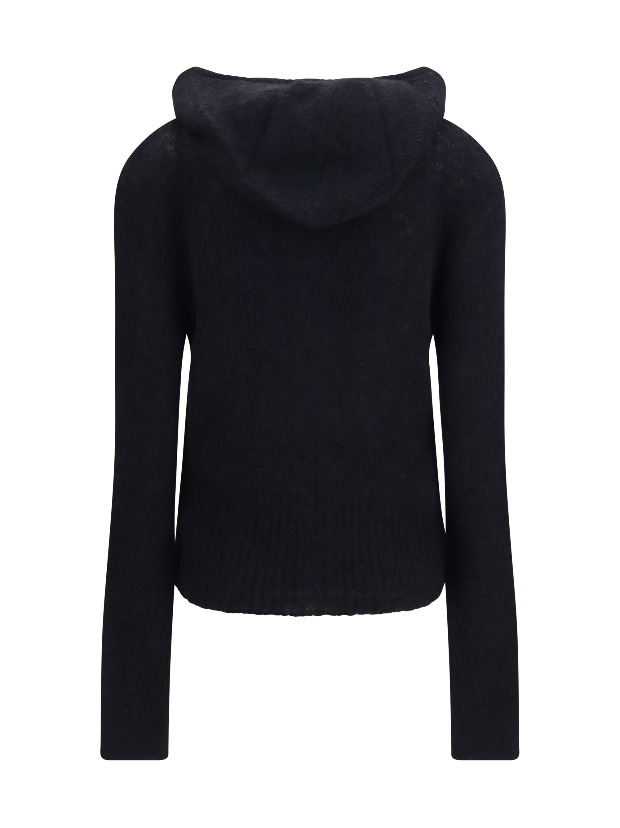 Alpaca-blend Zip-Up Hoodie