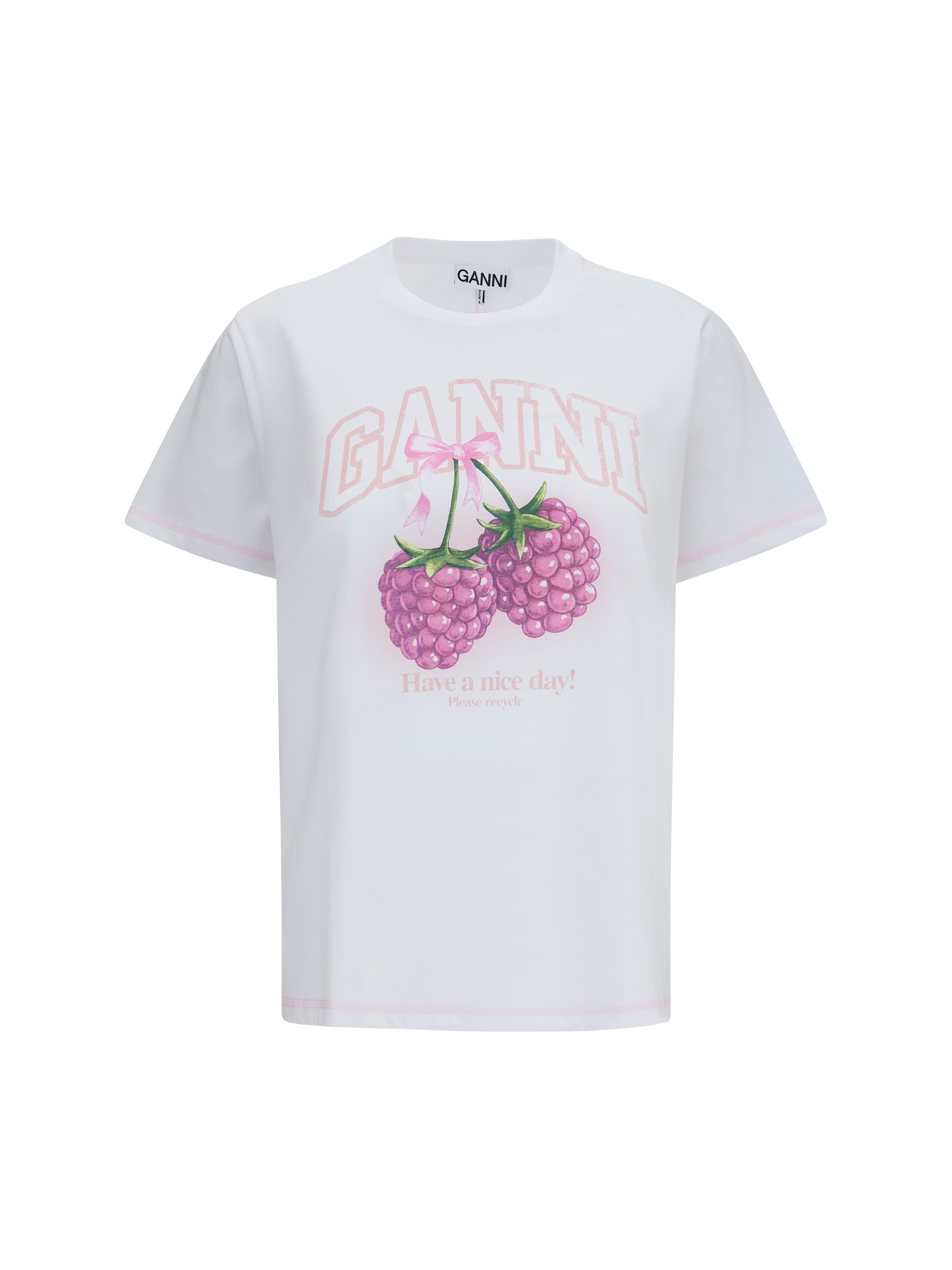 Cotton raspberry T-shirt