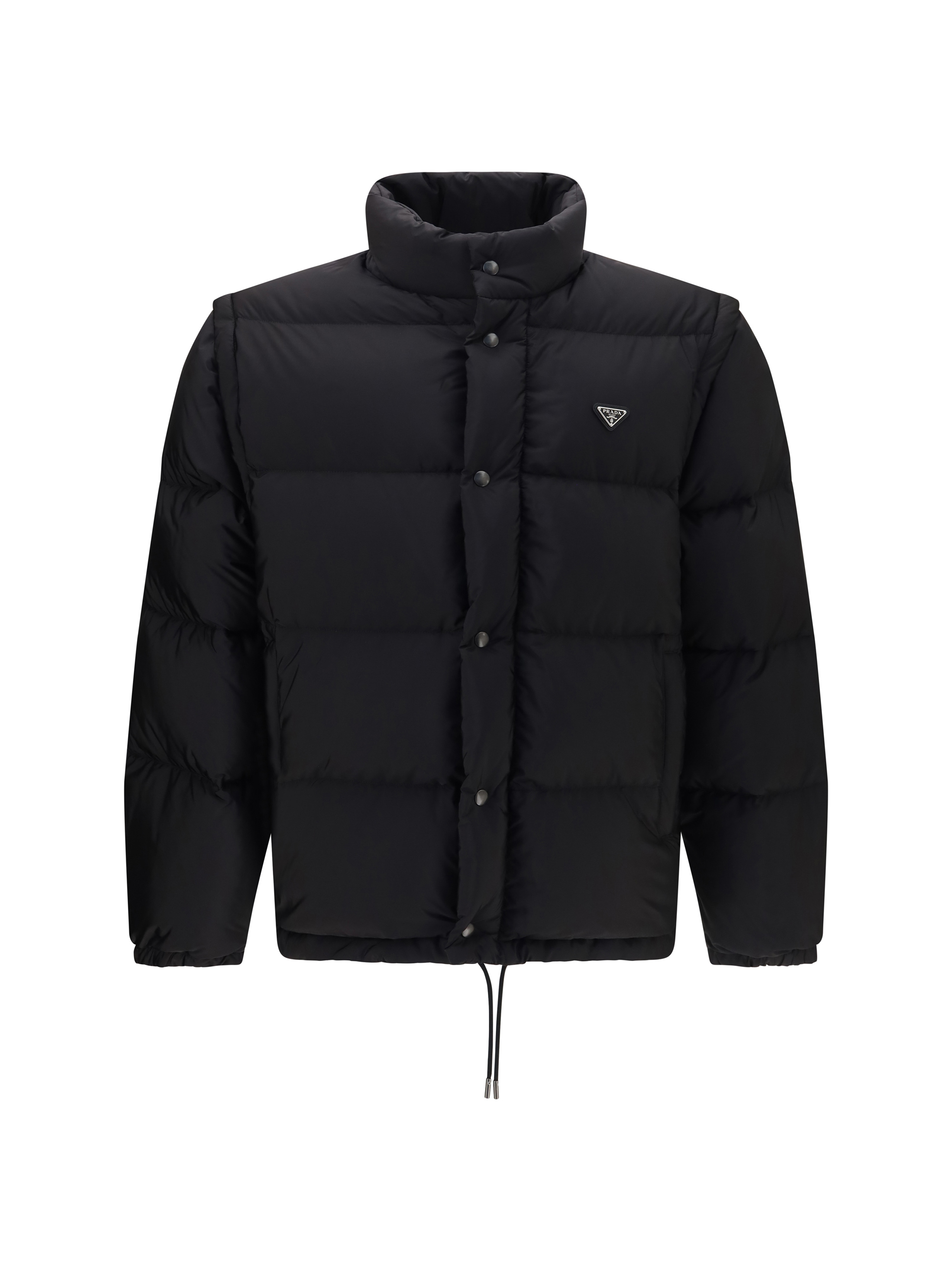 Puffer Jacket Re-Nylon with Triangle Logo
