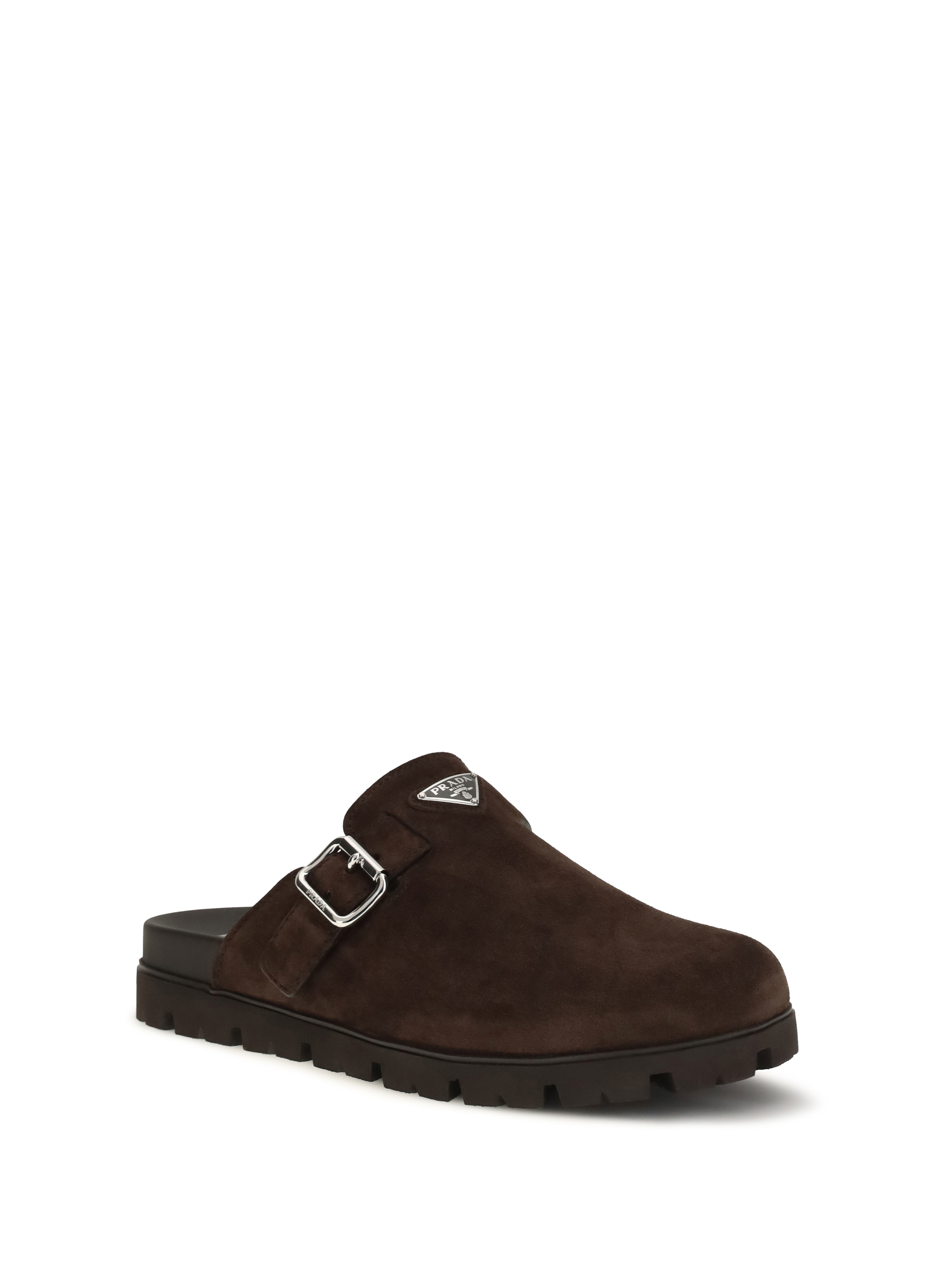 Suede Mules