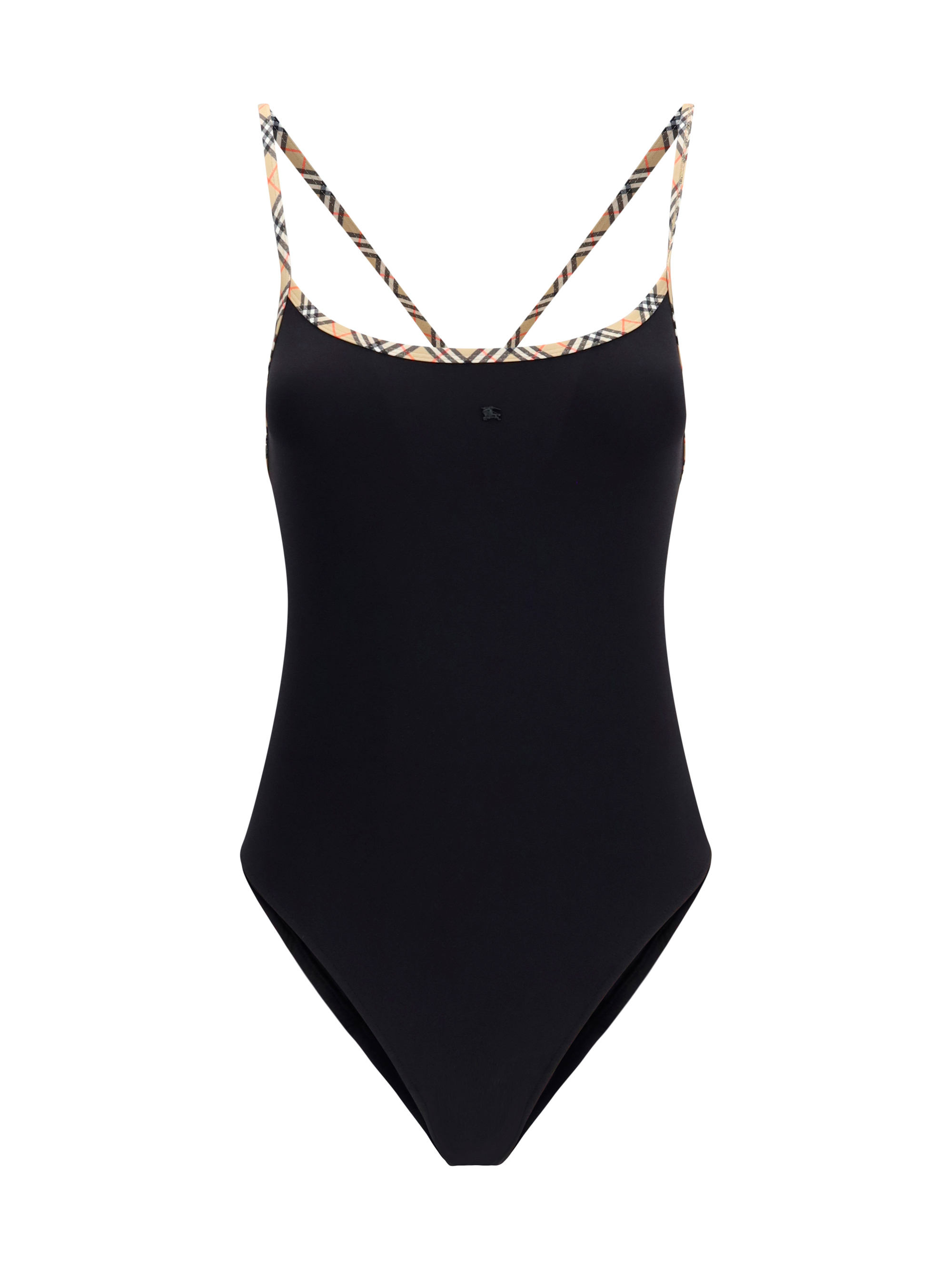 Check trim Swimsuit