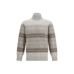 Fair Isle knit turtleneck Sweater