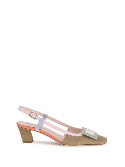 Suede Belle Vivier slingback Pumps