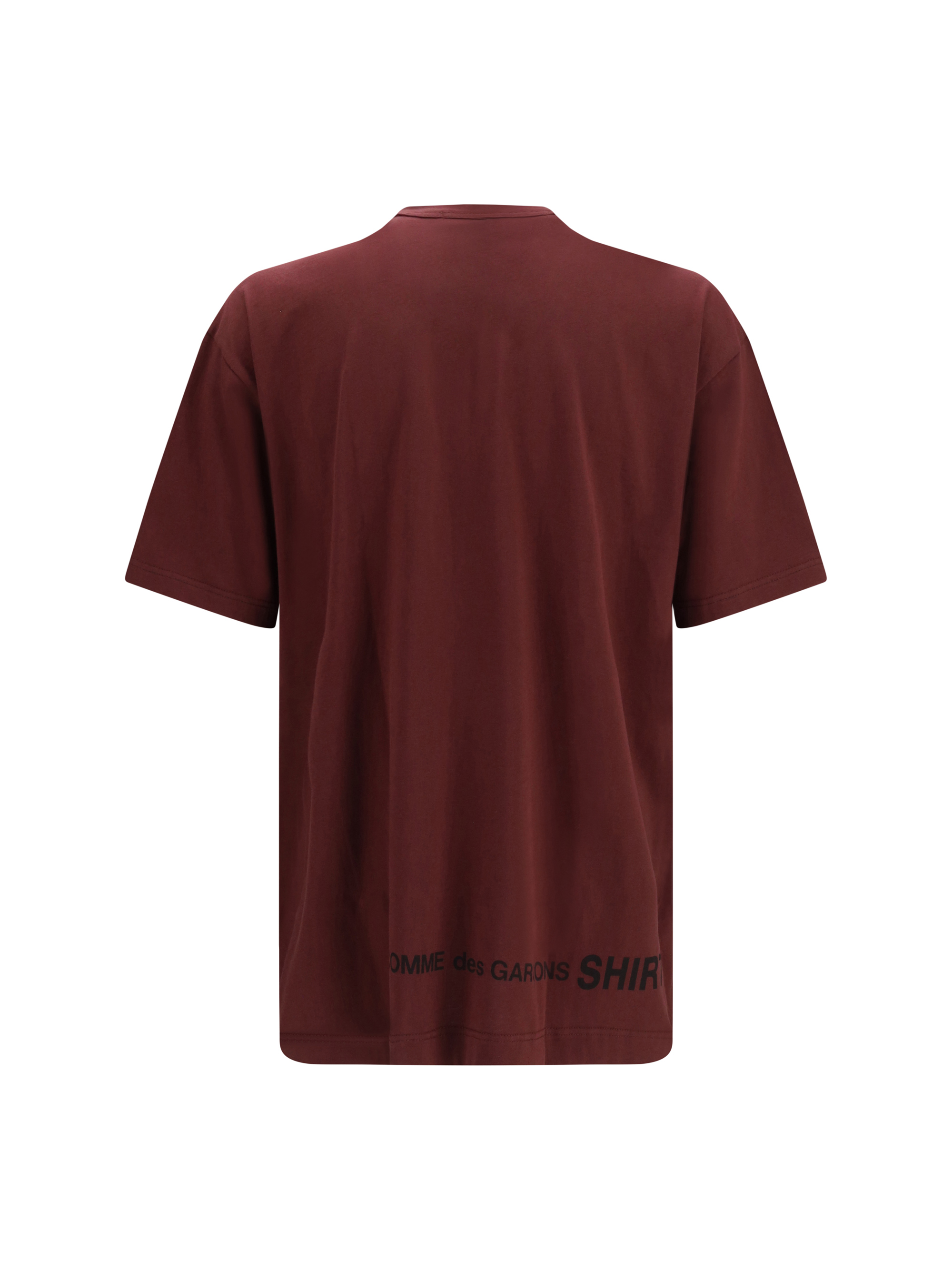 Short-sleeved cotton crewneck T-shirt