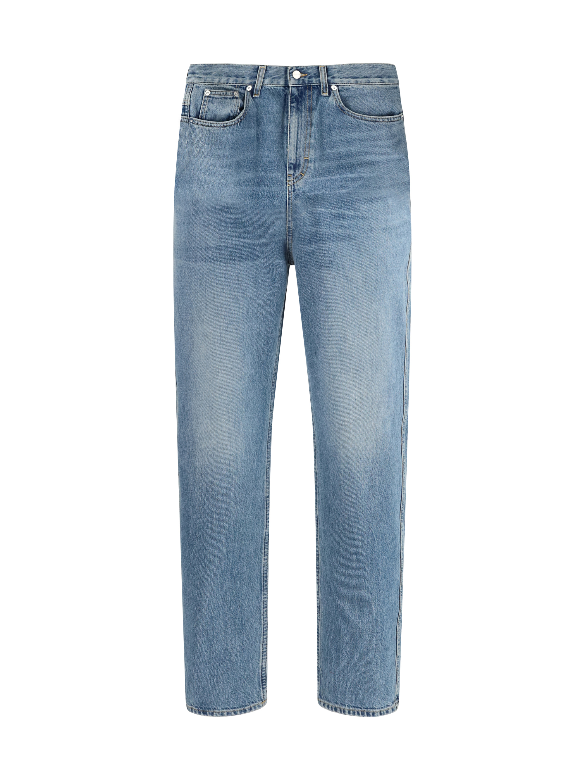 Slim-fit Pants in certified cotton denim