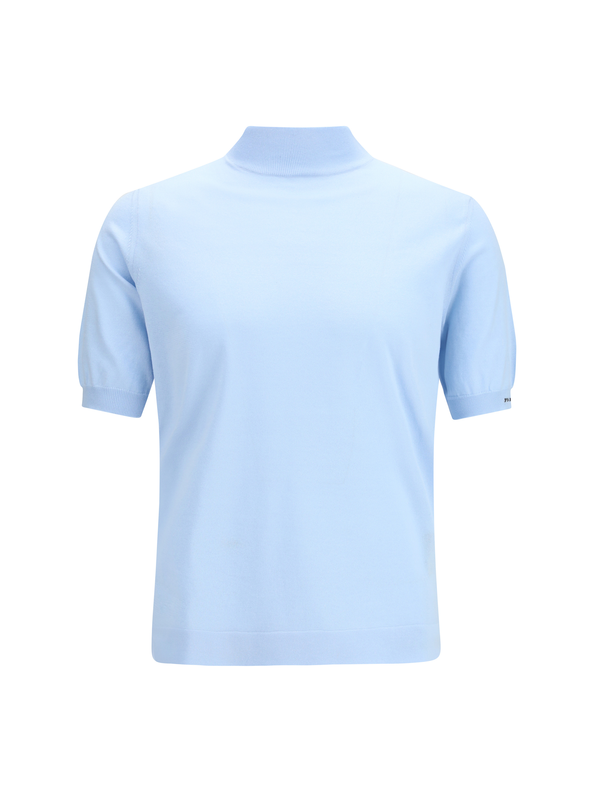 Short-sleeve cotton Sweater