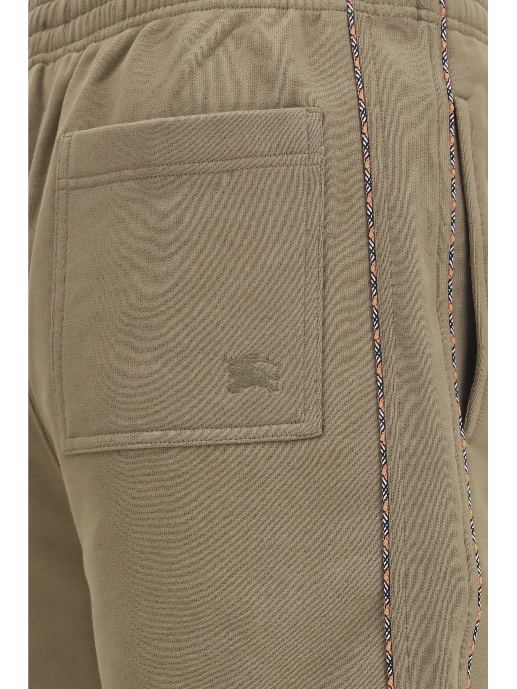 Cotton Shorts with Check trims