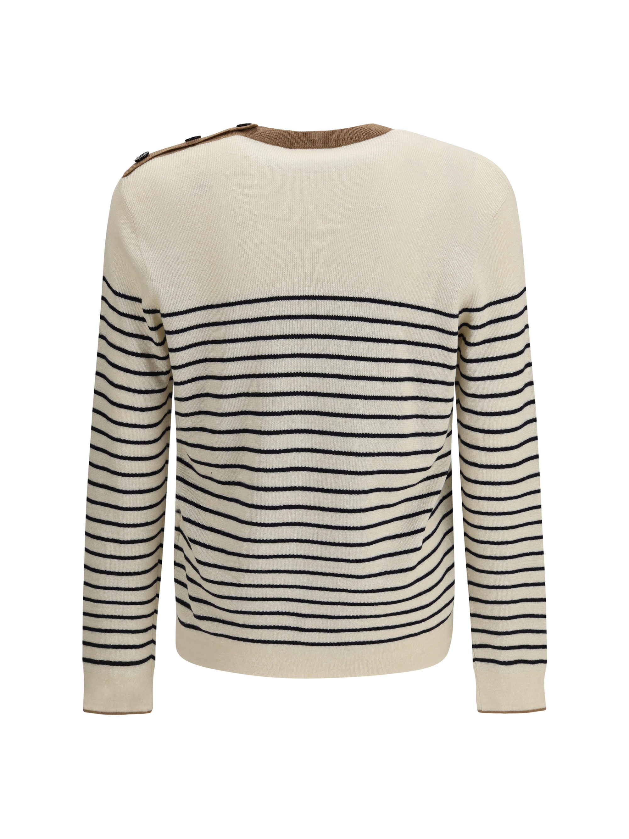 jacquard wool and cotton blend Sweater
