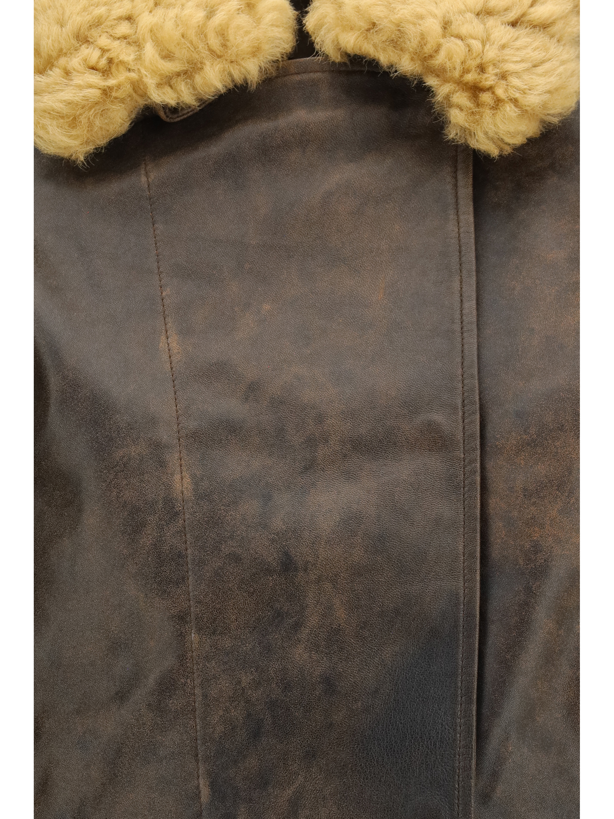 Leather Bomber Jacket