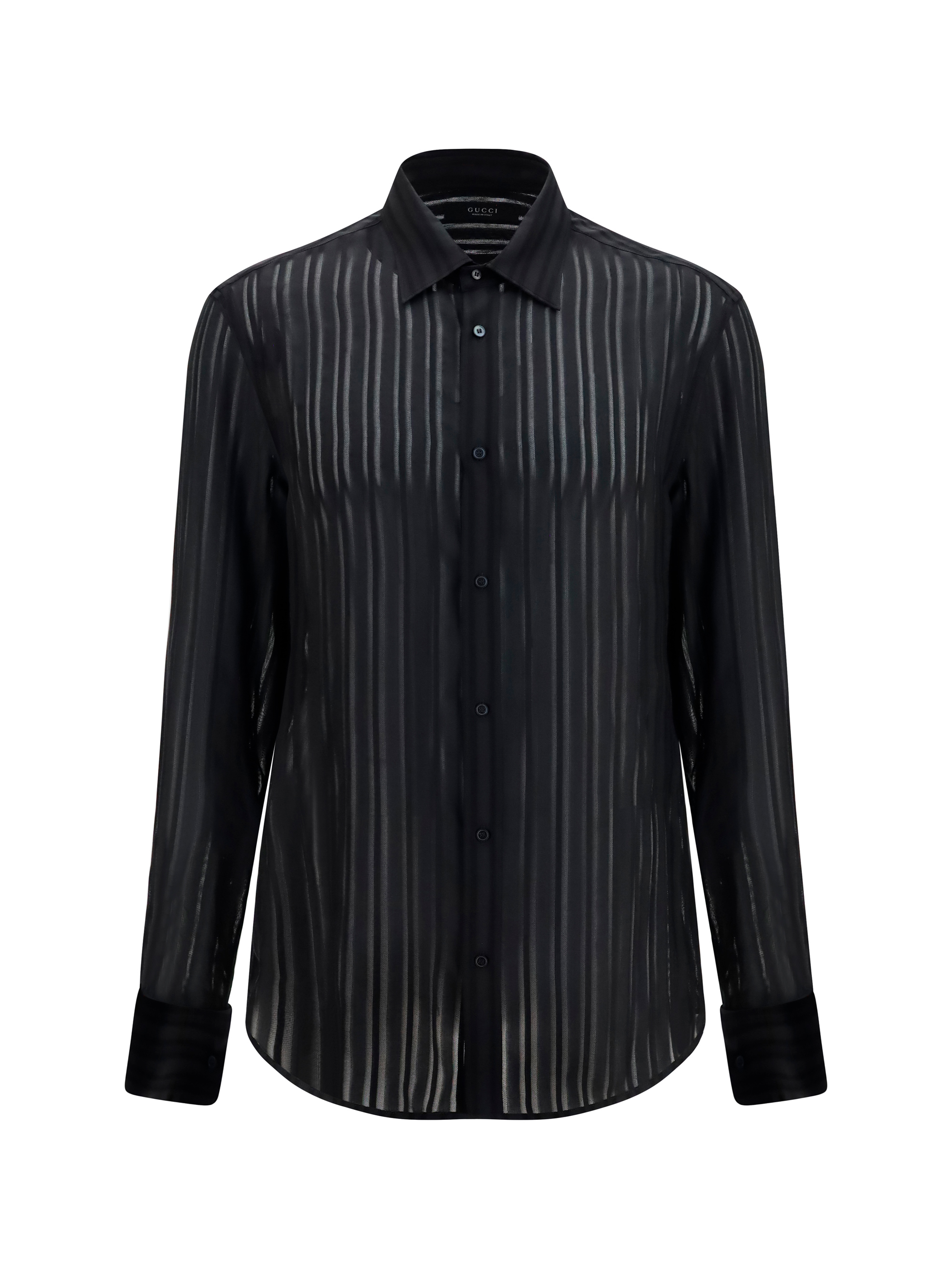 Striped silk gauze Shirt