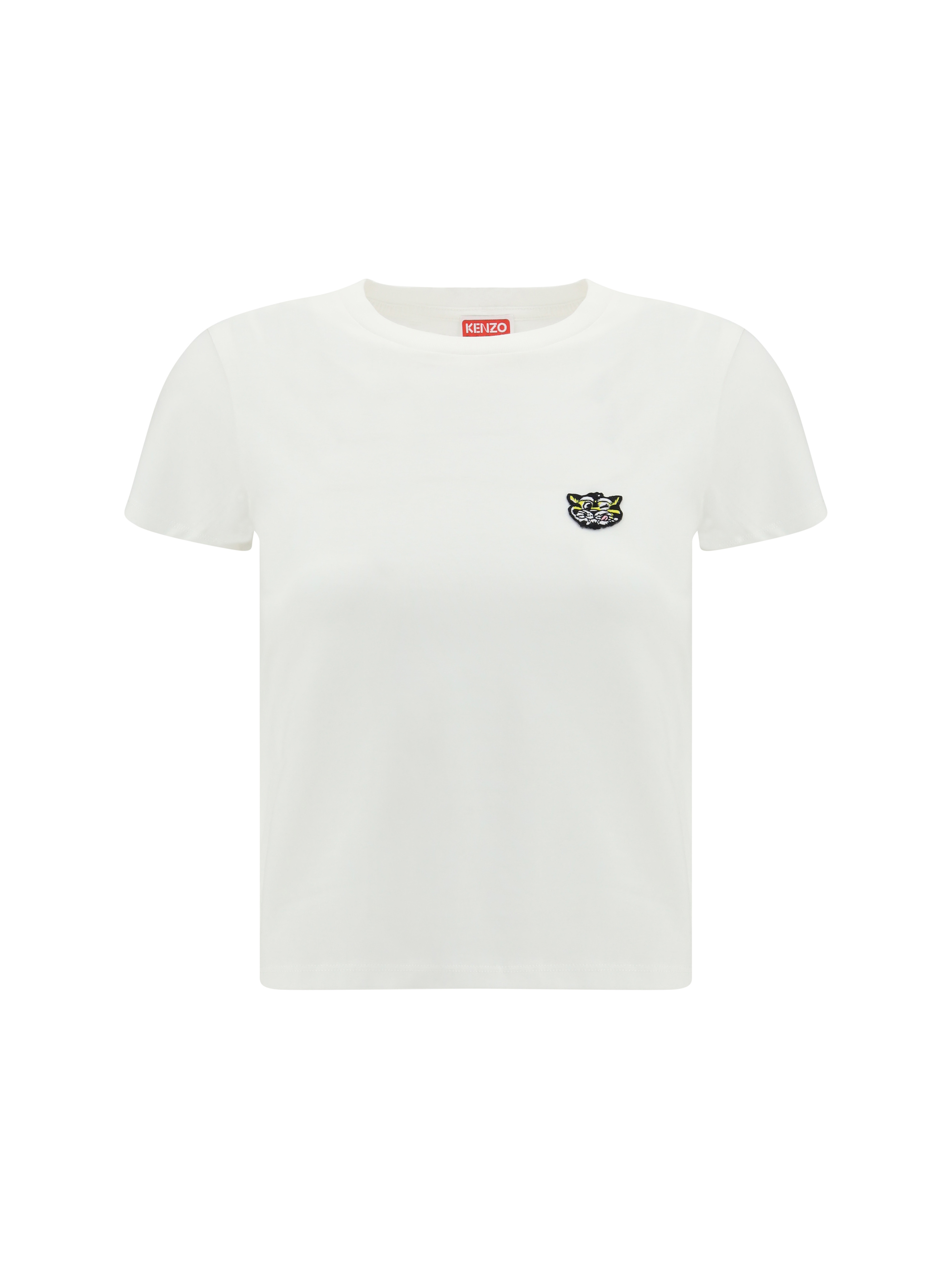 Cotton T-shirt with the embroidered “Wild Tiger”