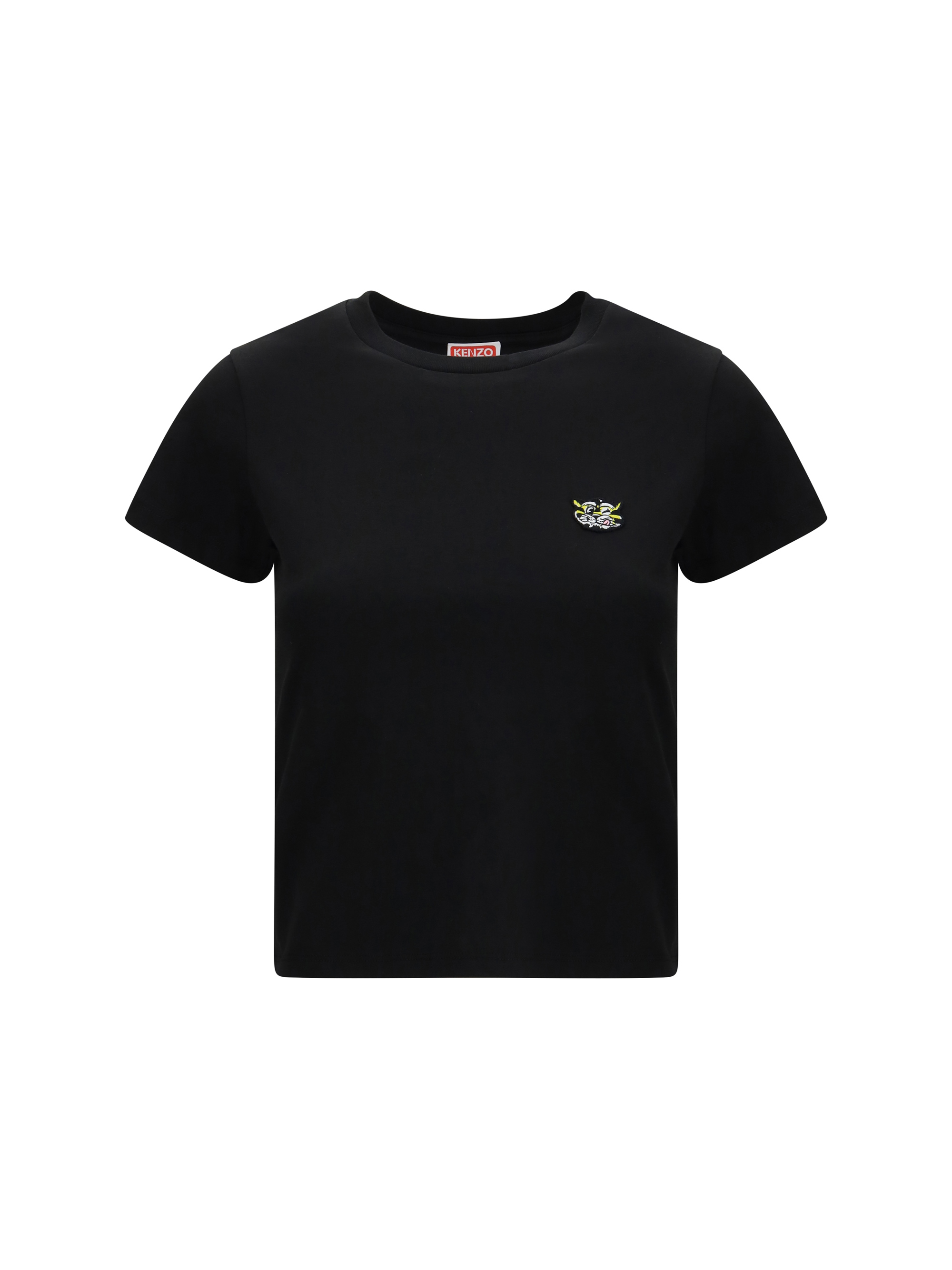 Cotton T-shirt with the embroidered “Wild Tiger”