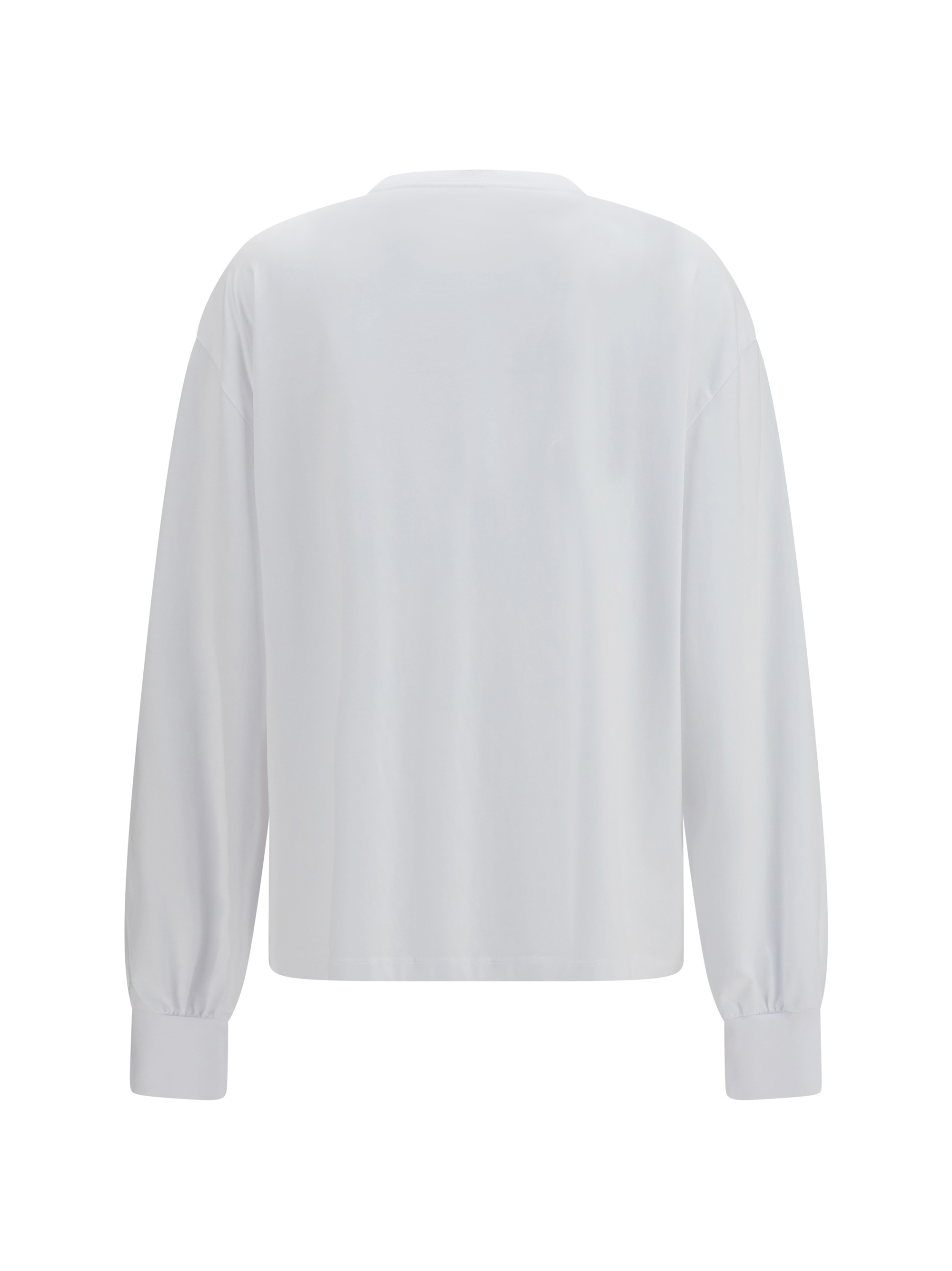 Strawberry long-sleeve cotton T-shirt