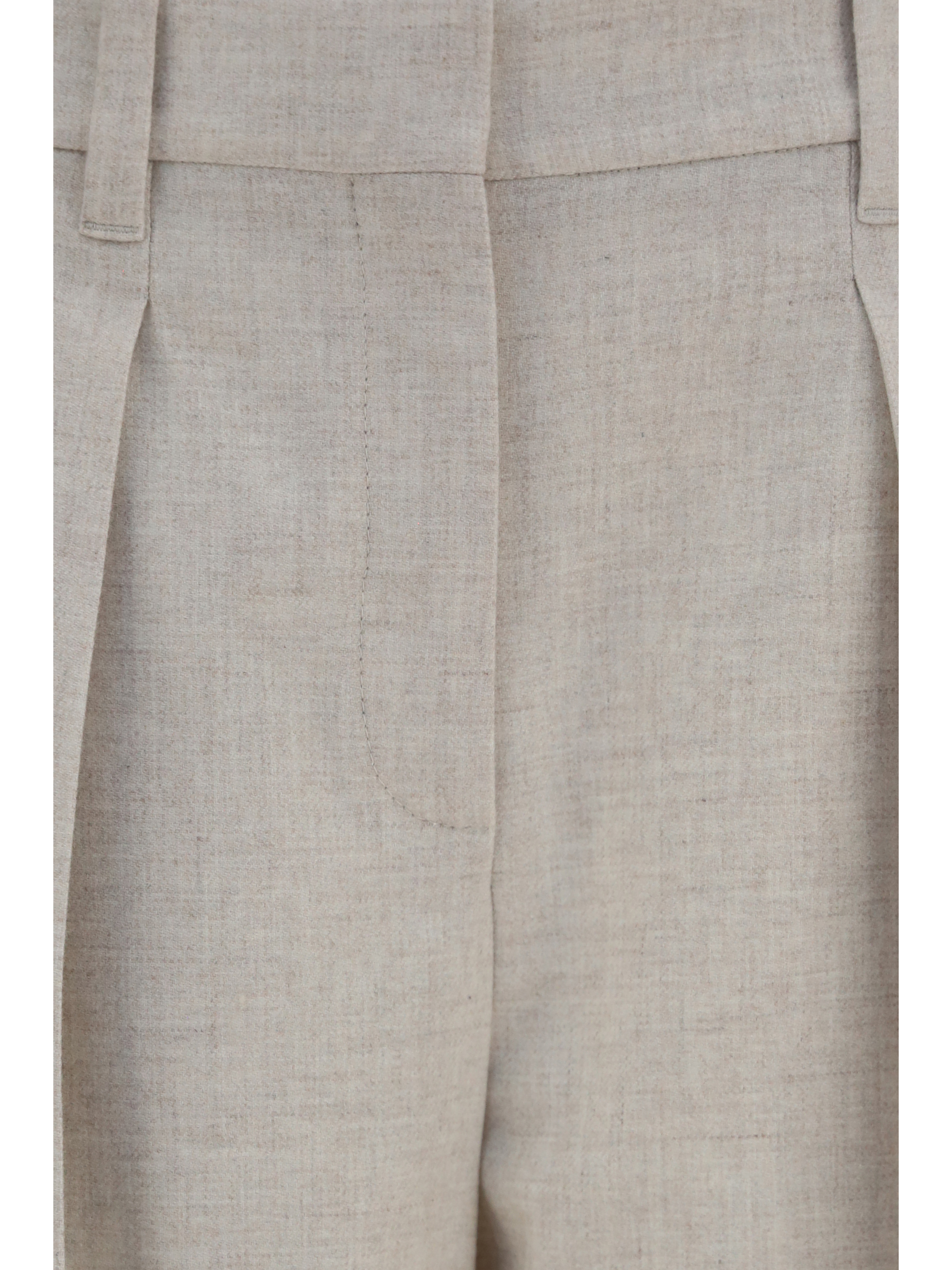 Wool and cashmere tailored Pants