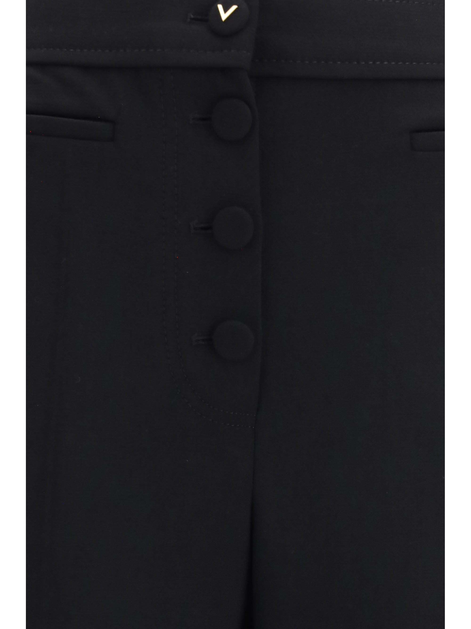 Wool flare Pants