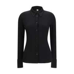 Viscose Shirt with high cuffs