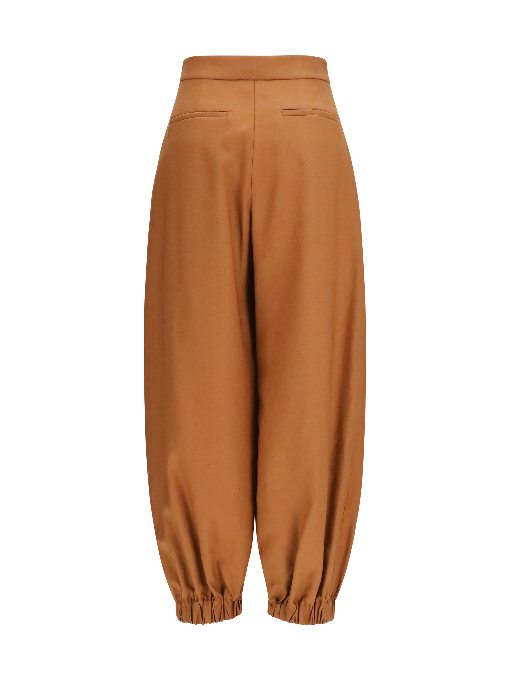 Cotton and linen balloon Pants